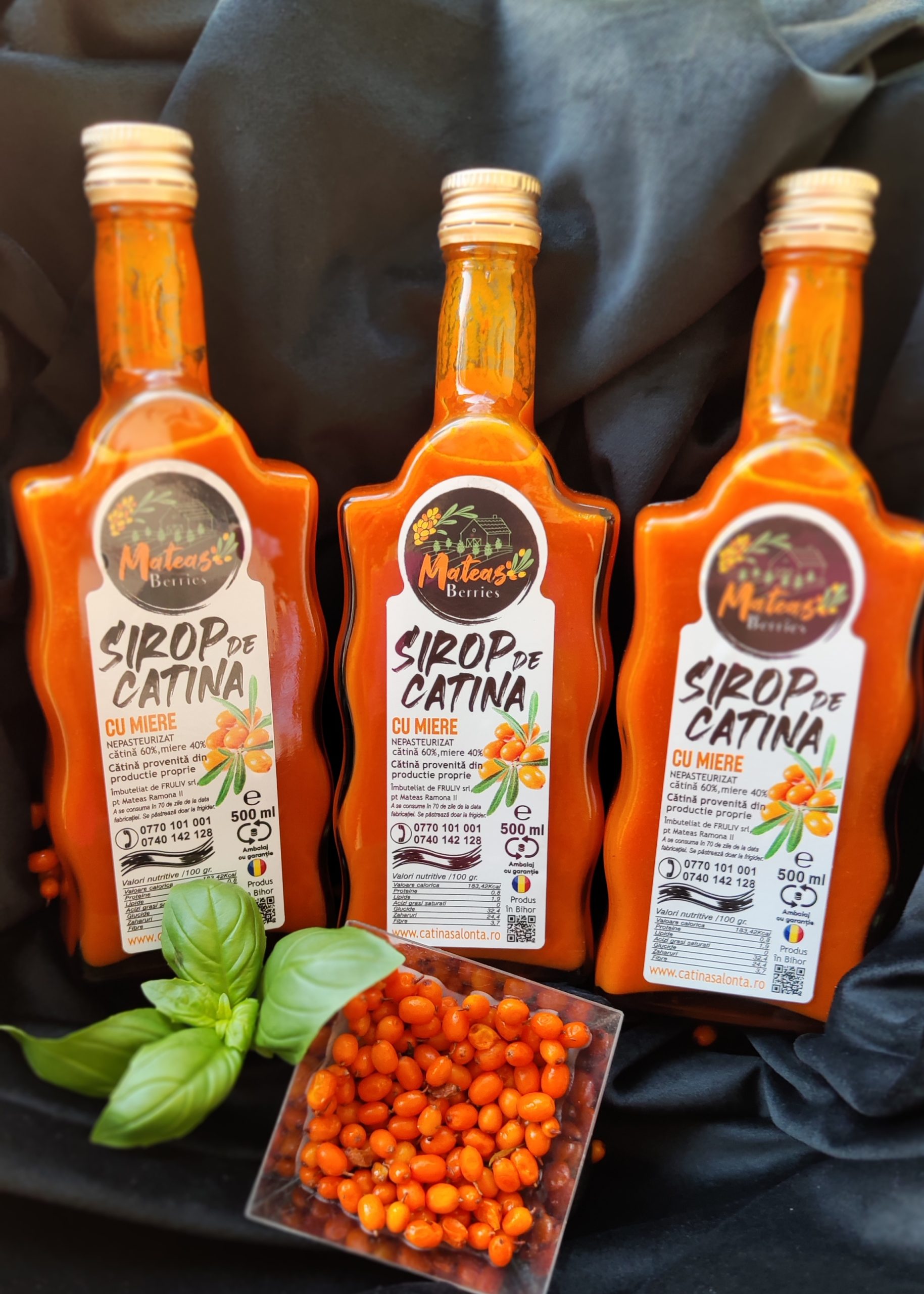 PACHET 3 SIROP DE CATINA CU MIERE DE ALBINE