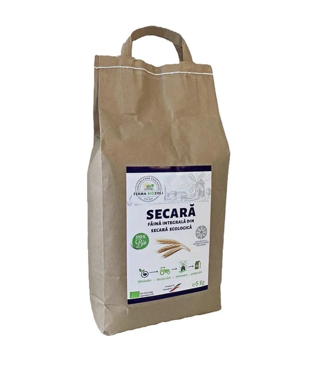 FAINA ECOLOGICA INTEGRALA DE SECARA 5 KG